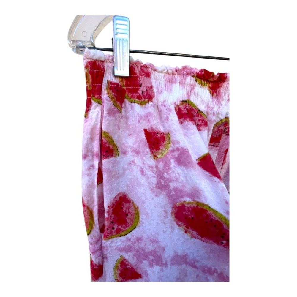 Mystree Watermelon Lounge Pants Pink & Red Size Large - Picture 6 of 10